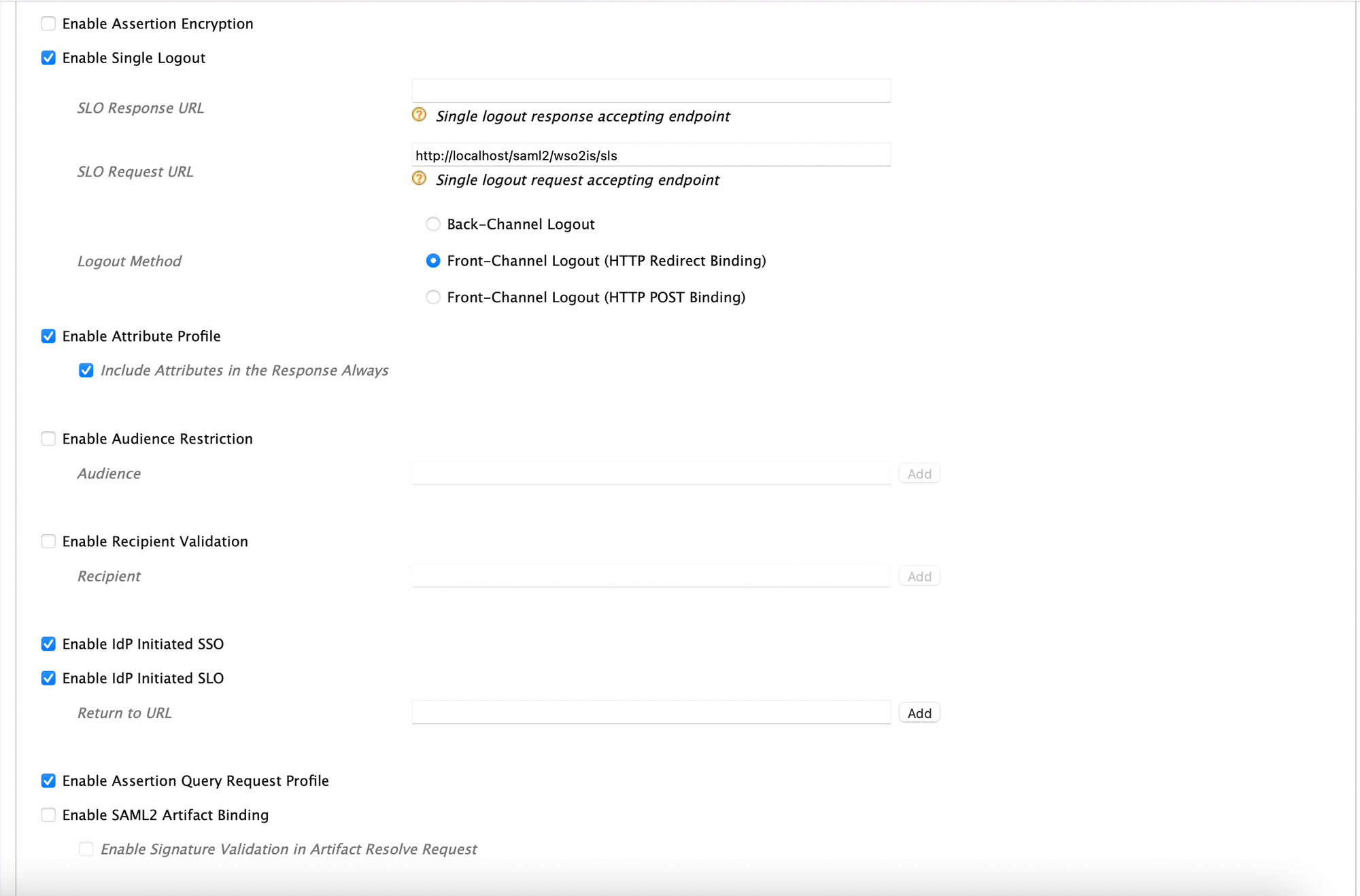 Update Service Provider Information #2